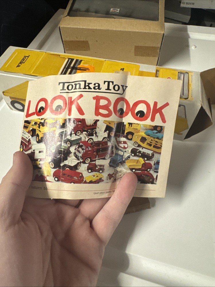 Tiny Tonka Bottom Dump Truck #655 With Box