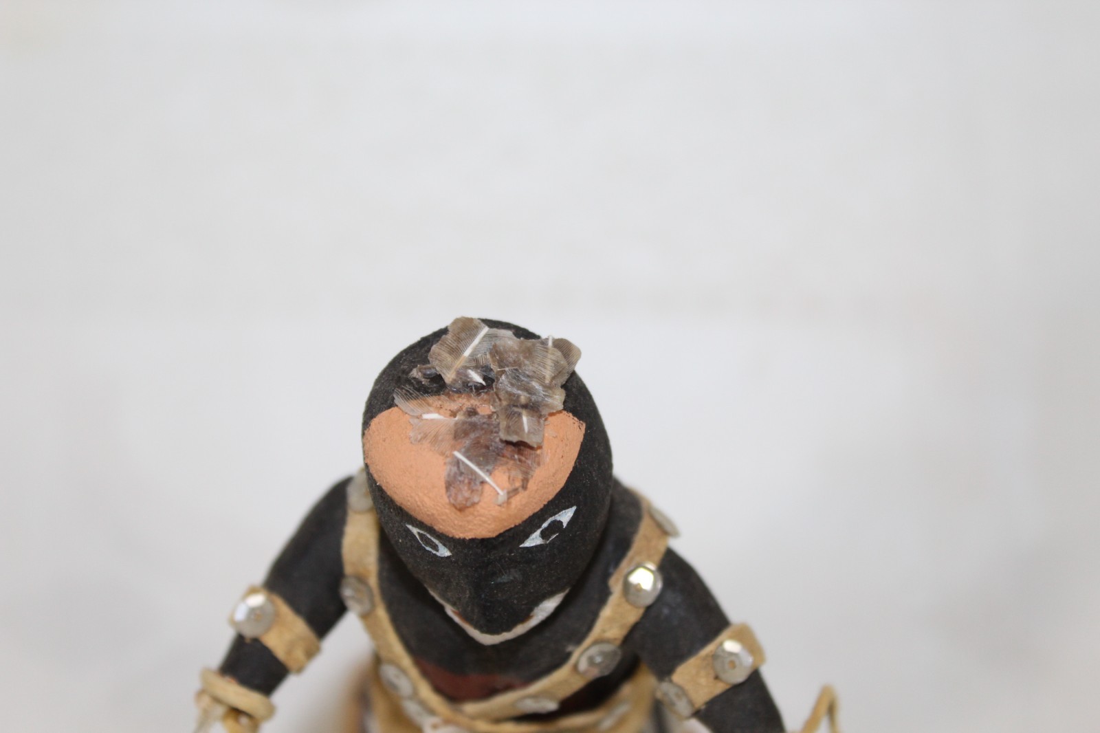 Vintage Hopi Pueblo 7.25" Kachina Doll "Snake Dancer" Signed with Losses