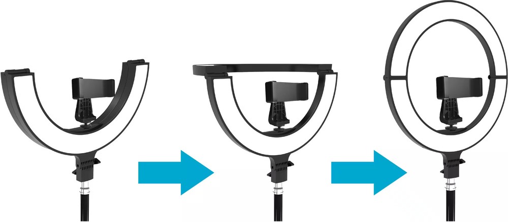 Bower - 18" FOLDABLE ULTRA SLIM RING LIGHT
