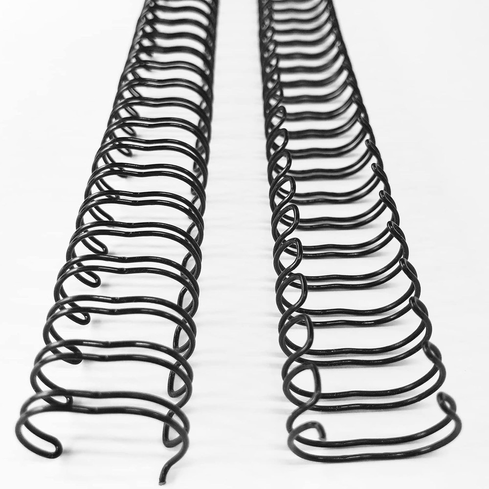 Double Loop Binding Spines 100-Pack, 9/16 Inch for Office Organization