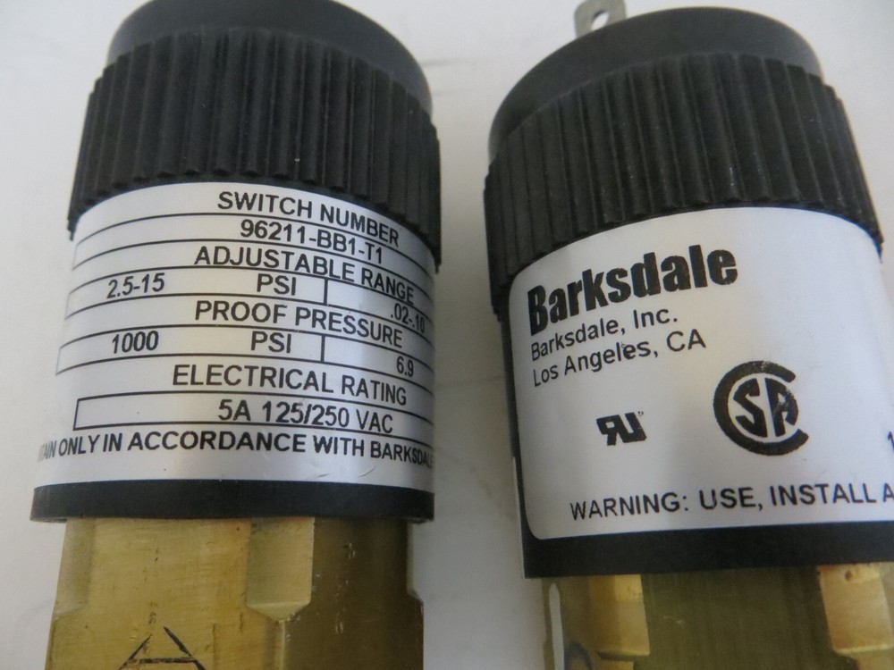 BARKSDALE 96211-BB2-T1 Pressure Switch