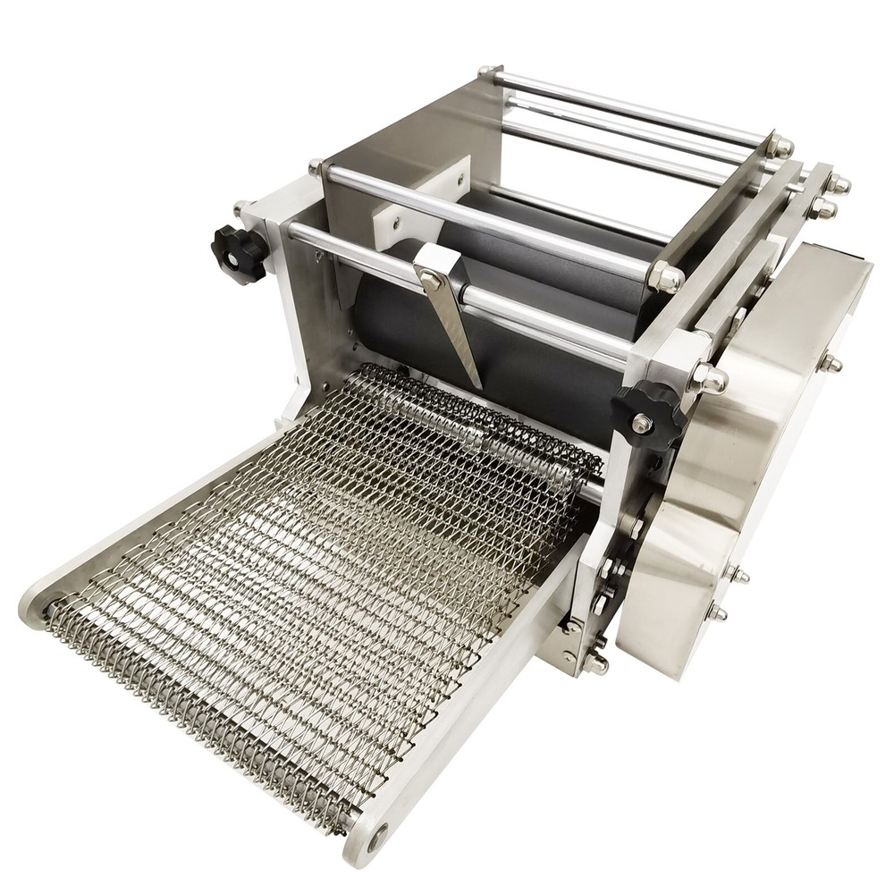 5.9"Commercial Electric Corn Pancake Press Roller Forming Machine Chapatti Maker