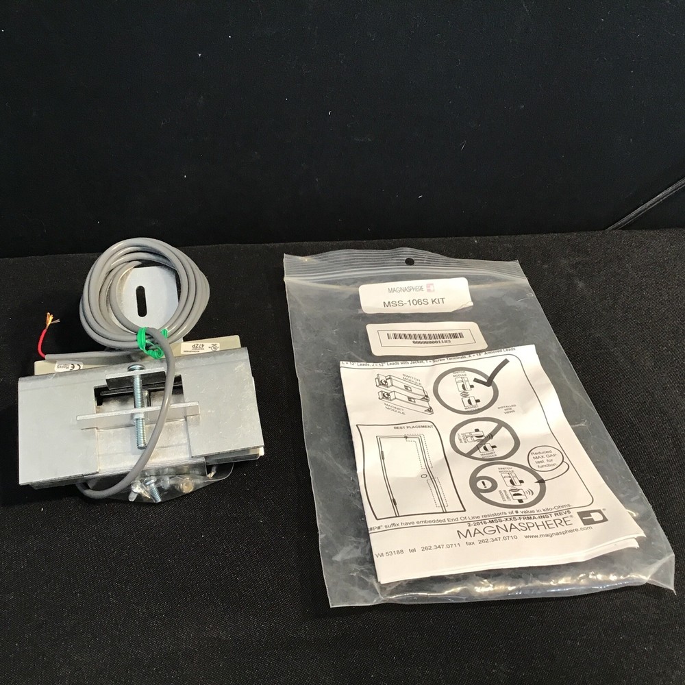 Magnasphere MSS-106S-KIT Magnetic Overhead Door Closed Loop Contact *KB