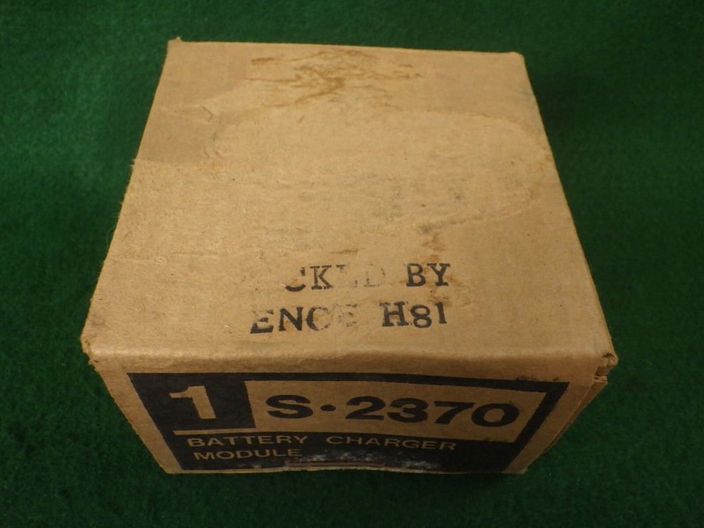 NOS Nutone S-2370 Battery Charger Module for Alarm/security System