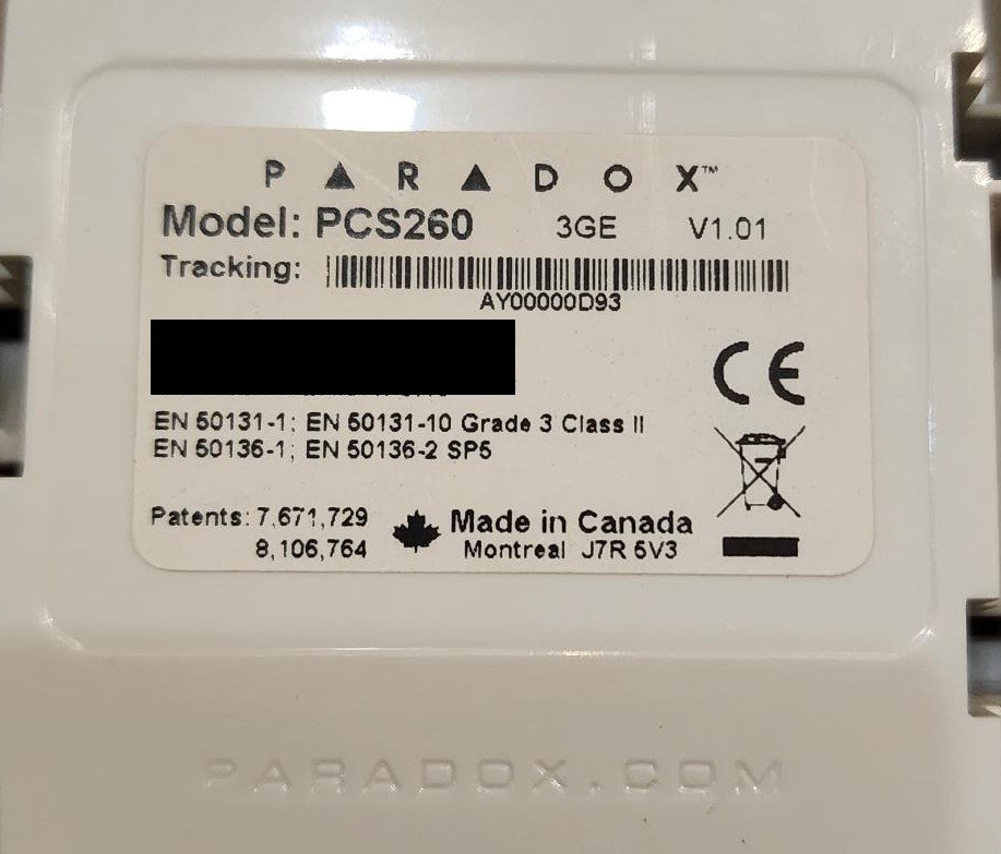 Paradox PCS260 Communicator Module