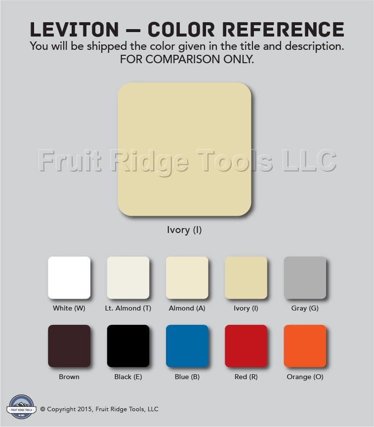 Leviton Ivory Commercial Single Pole Dual Toggle Light Switch Control 5679-I