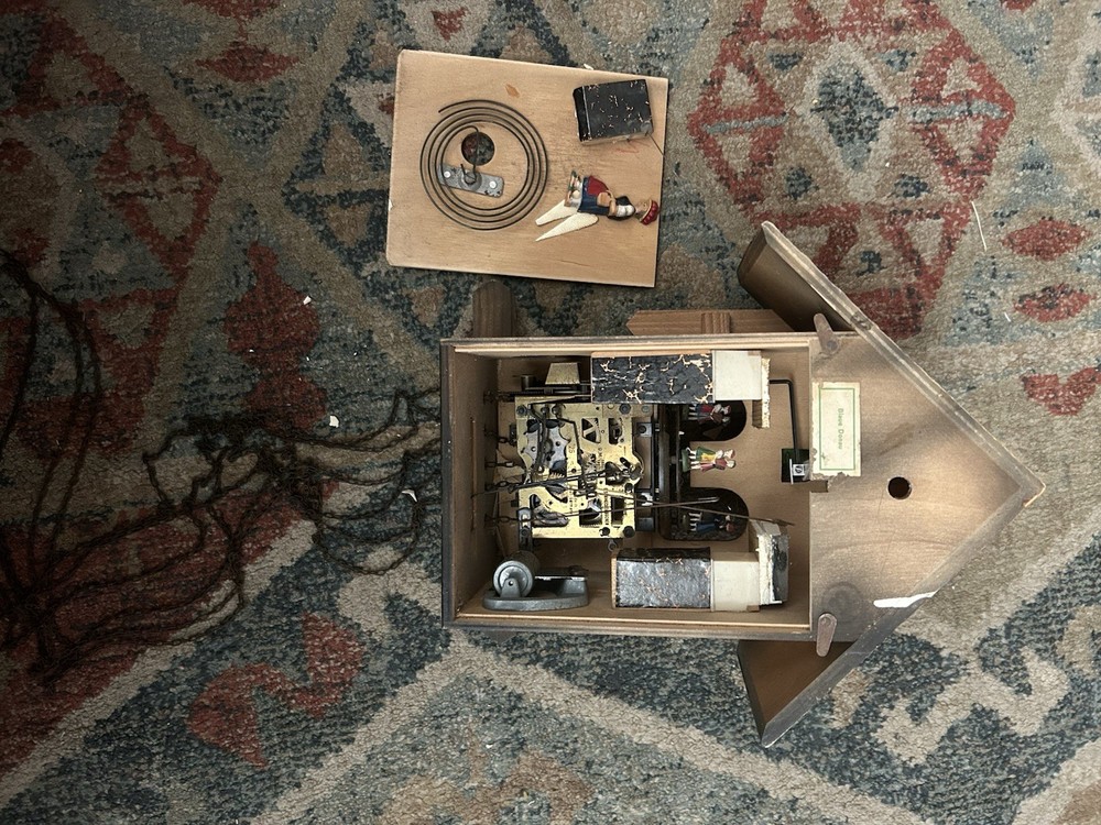 VINTAGE Cuckoo Clock Untested Parts