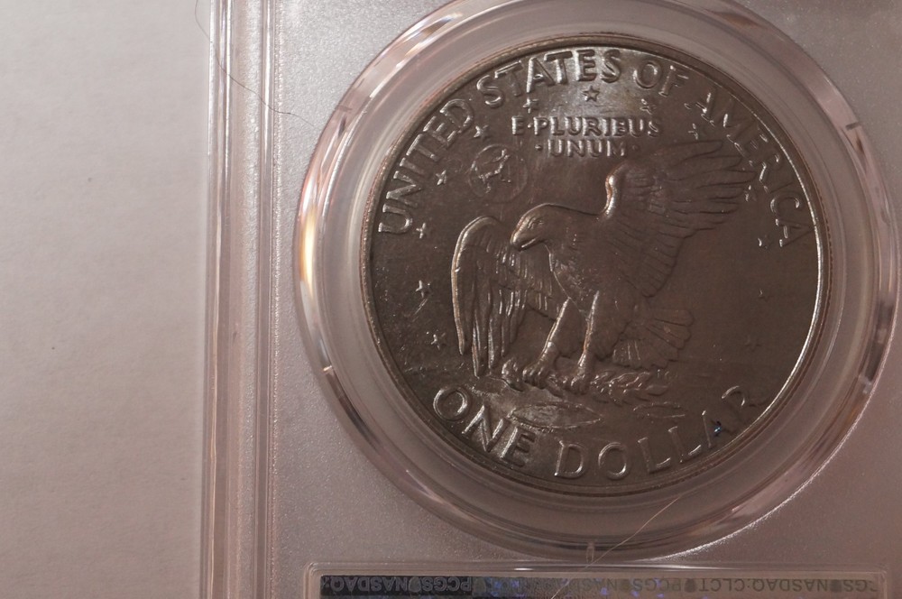 1972-D EISENHOWER DOLLAR GRADED PCGS MS66
