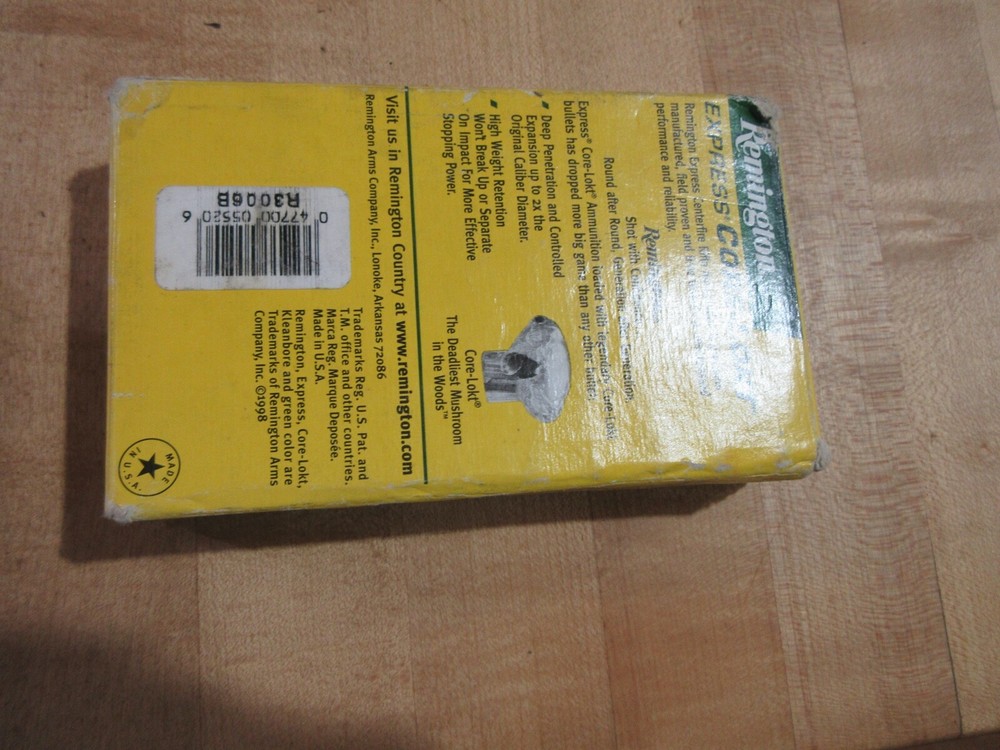 Empty Ammo Box Remington Express Core-Lokt 30-06 Springfield w insert (w15) #8