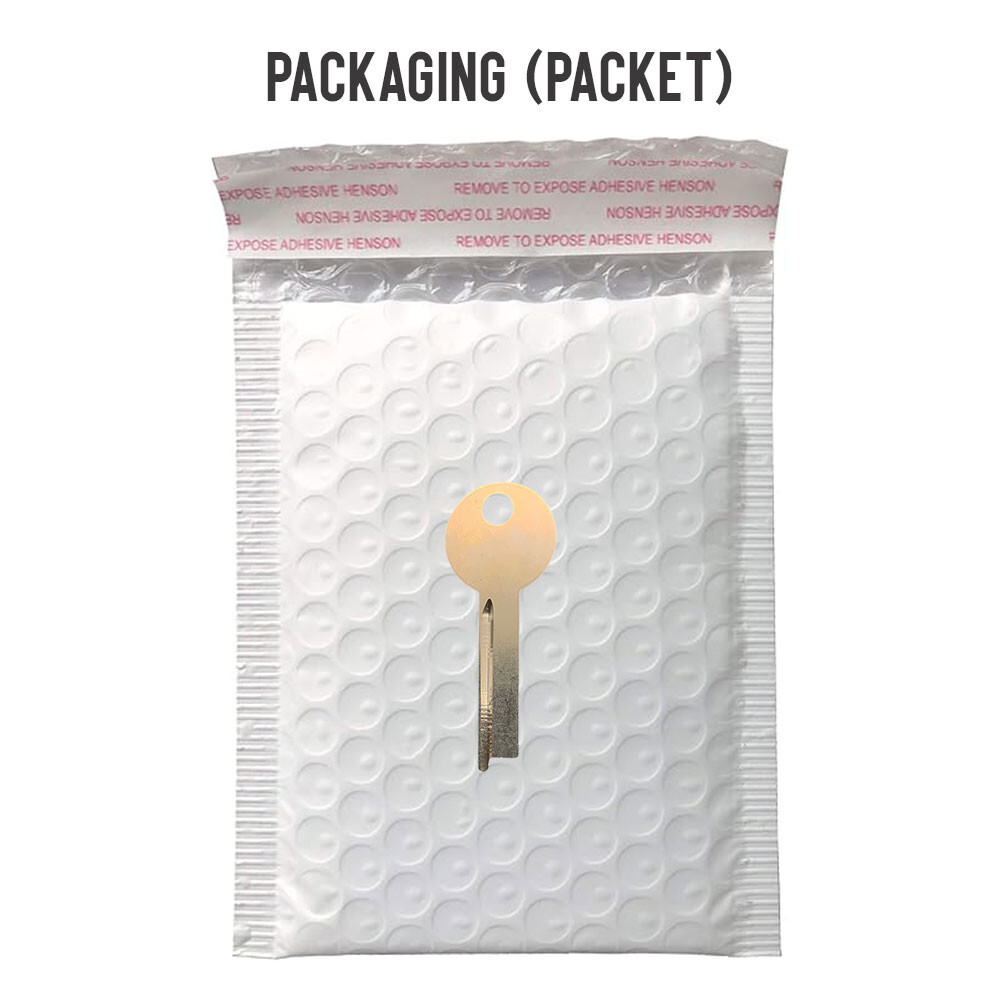 1526 Key Blank – BRASS