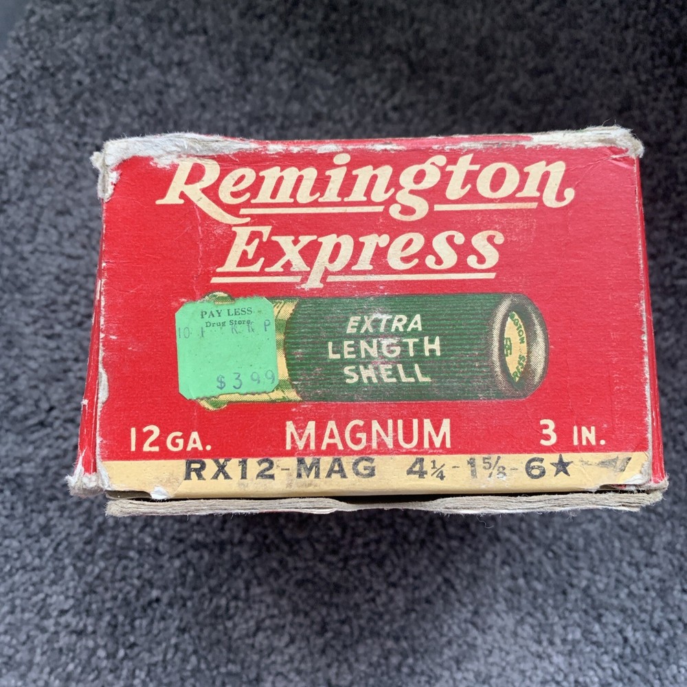 Remington 12 Ga Shotgun Shell Box Empty