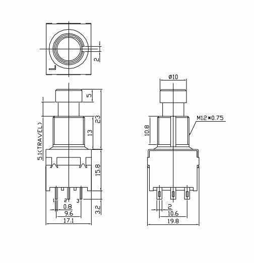 Solo 3PDT Soft Click Footswitch