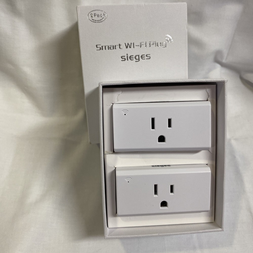 Smart WiFi Plugs - 2 Pack New