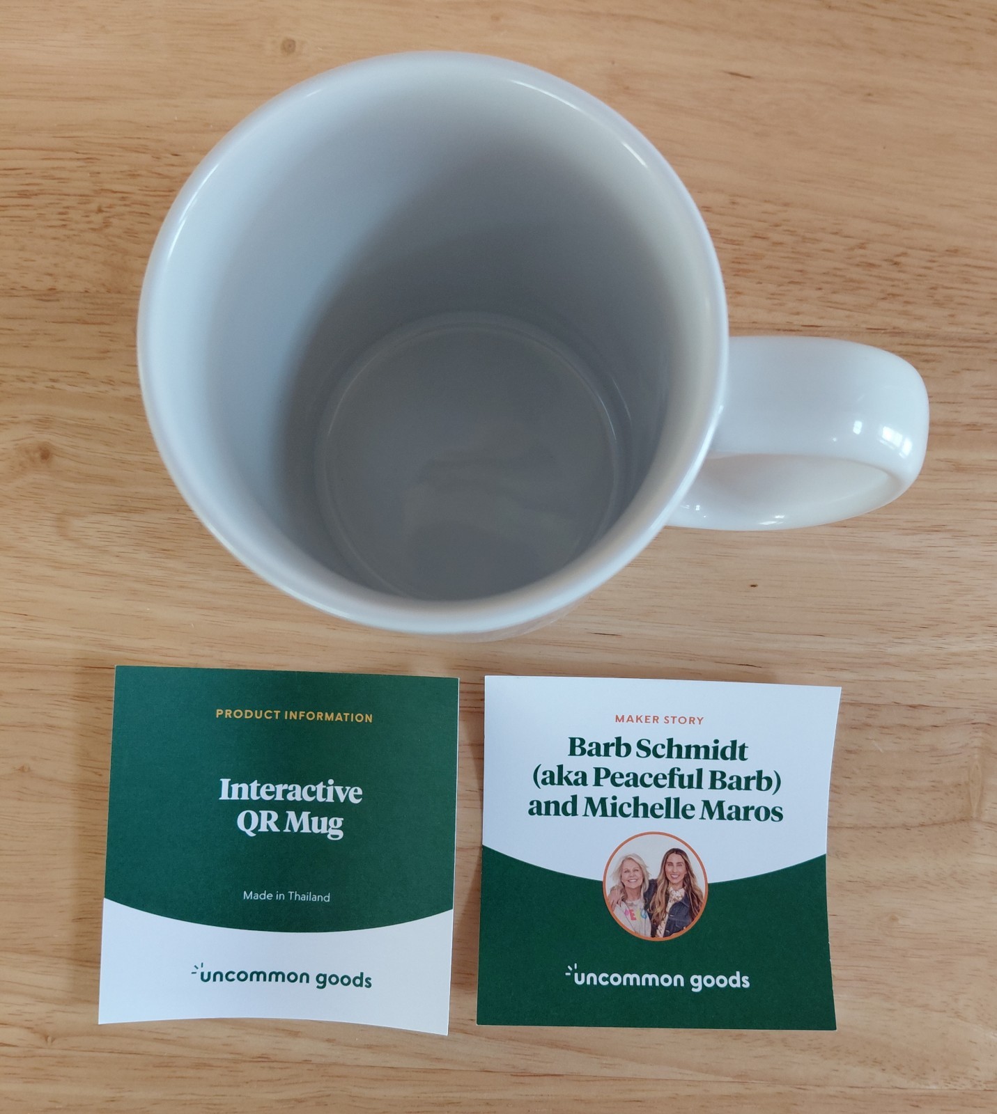 Uncommon Goods Mug "Start Your Journey To A More Peaceful Life"