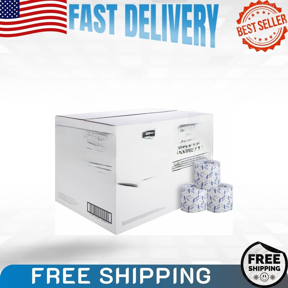 • 2-Ply Bath Tissue Rolls, 400 Sheets Each, 96 Count