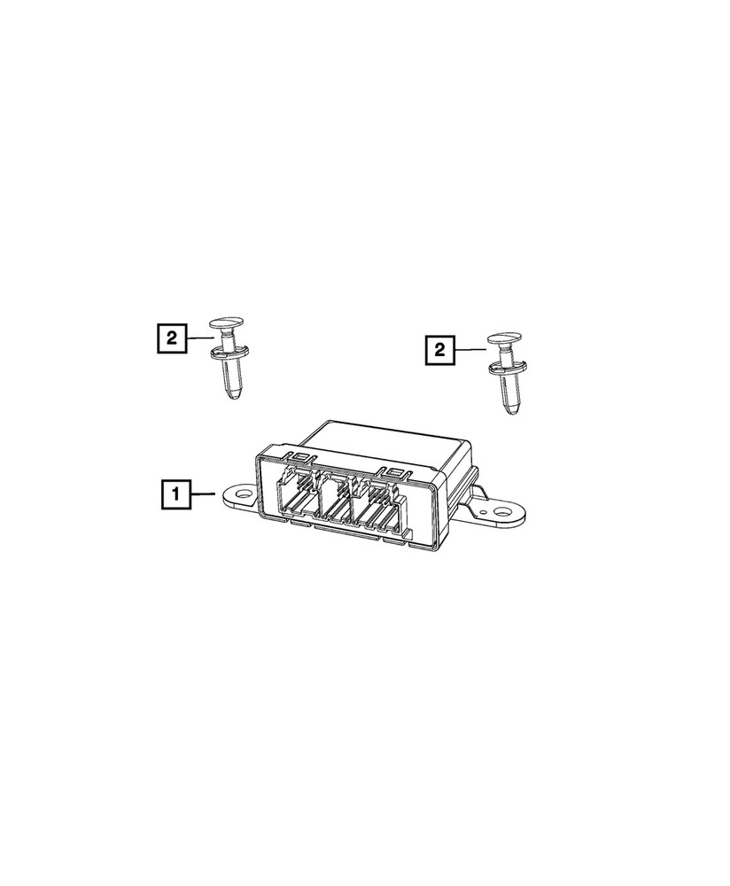 Genuine Mopar Parking Assist Module 68612019AE