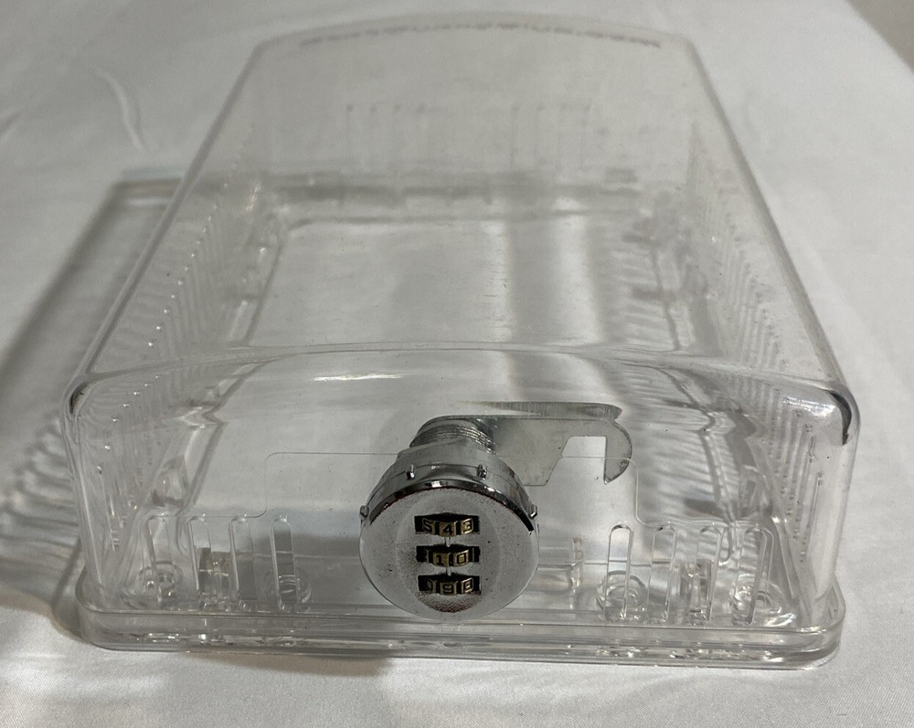 StatGuardPlus Universal Thermostat Guard Clear Changeable Combination Code Lock