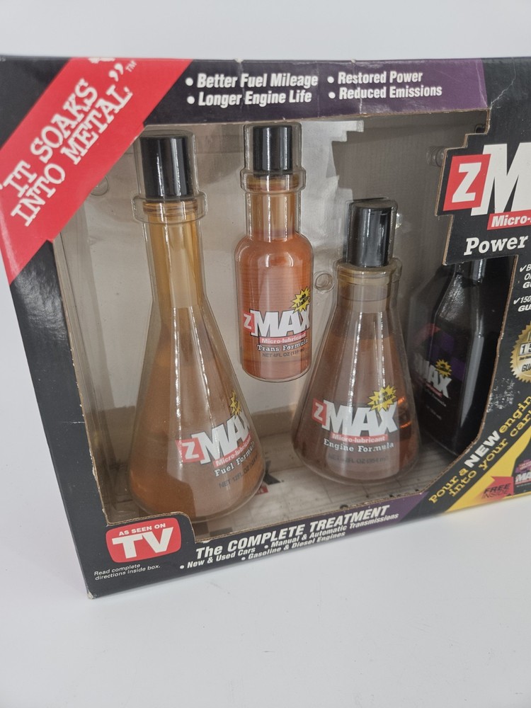zMAX With Linkite Power System Micro Lubricant Trans Small Engine Fuel Formula