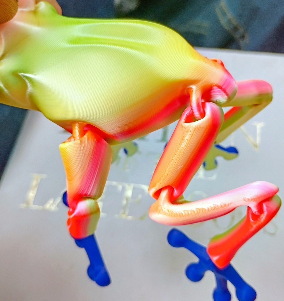 Life Size Bull Frog From 3D Printer 🔥🔥