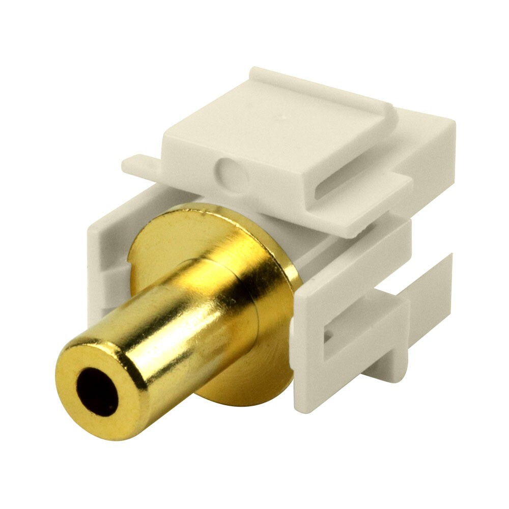 Construct Pro™ Insert Connector for 3.5mm Stereo (Light Almond)
