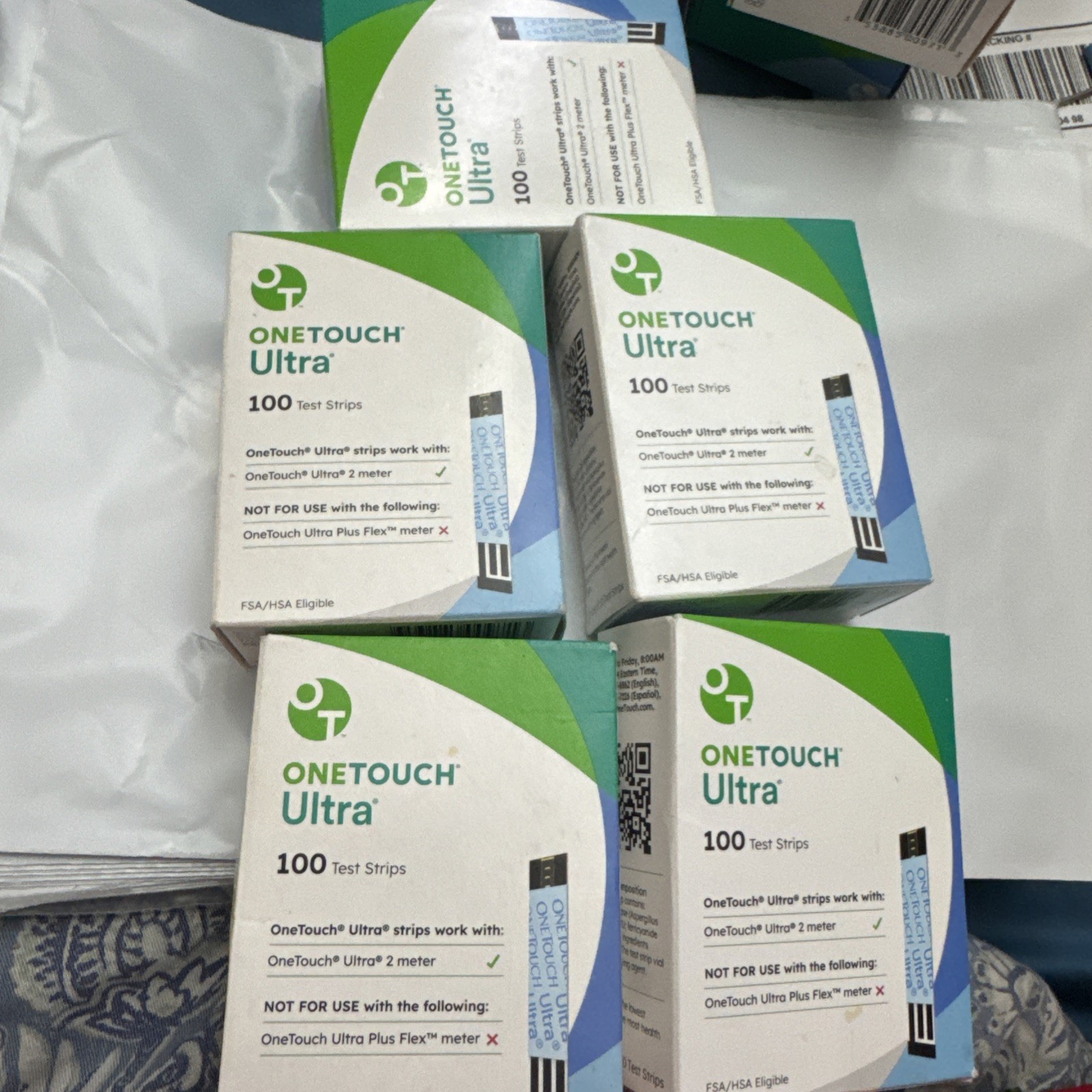 100 OneTouch ULTRA TEST STRIPS exp 6/30/2026