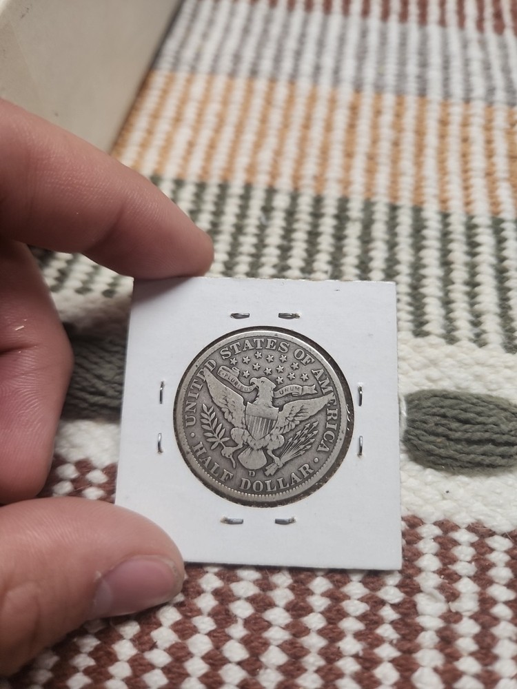1906 D Barber Half Dollar
