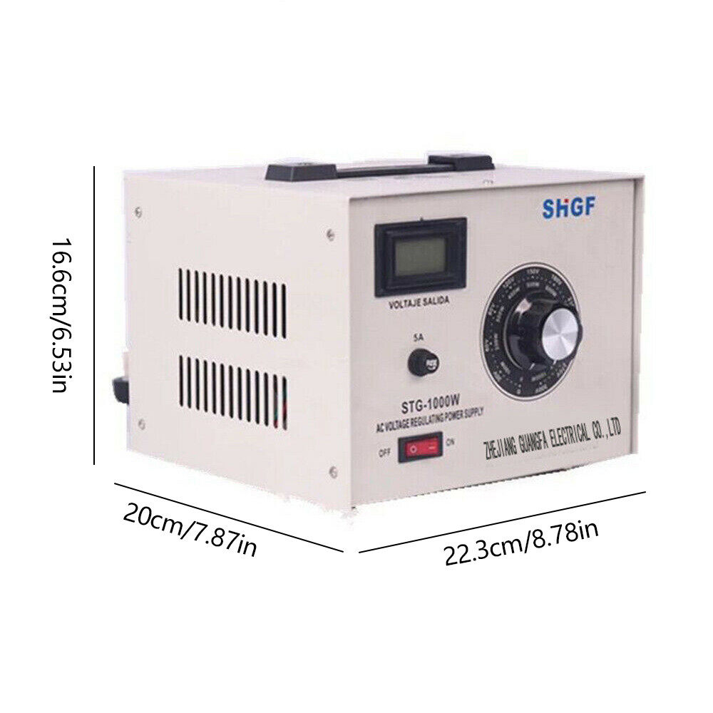 Single Phase Digital Display Variac Variable Transforme 220v 150v 100v 50v 10v