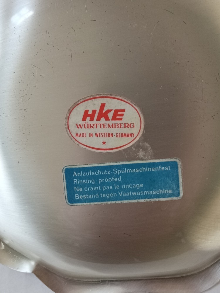Unique HKE 7" Silverplate Dish from Germany