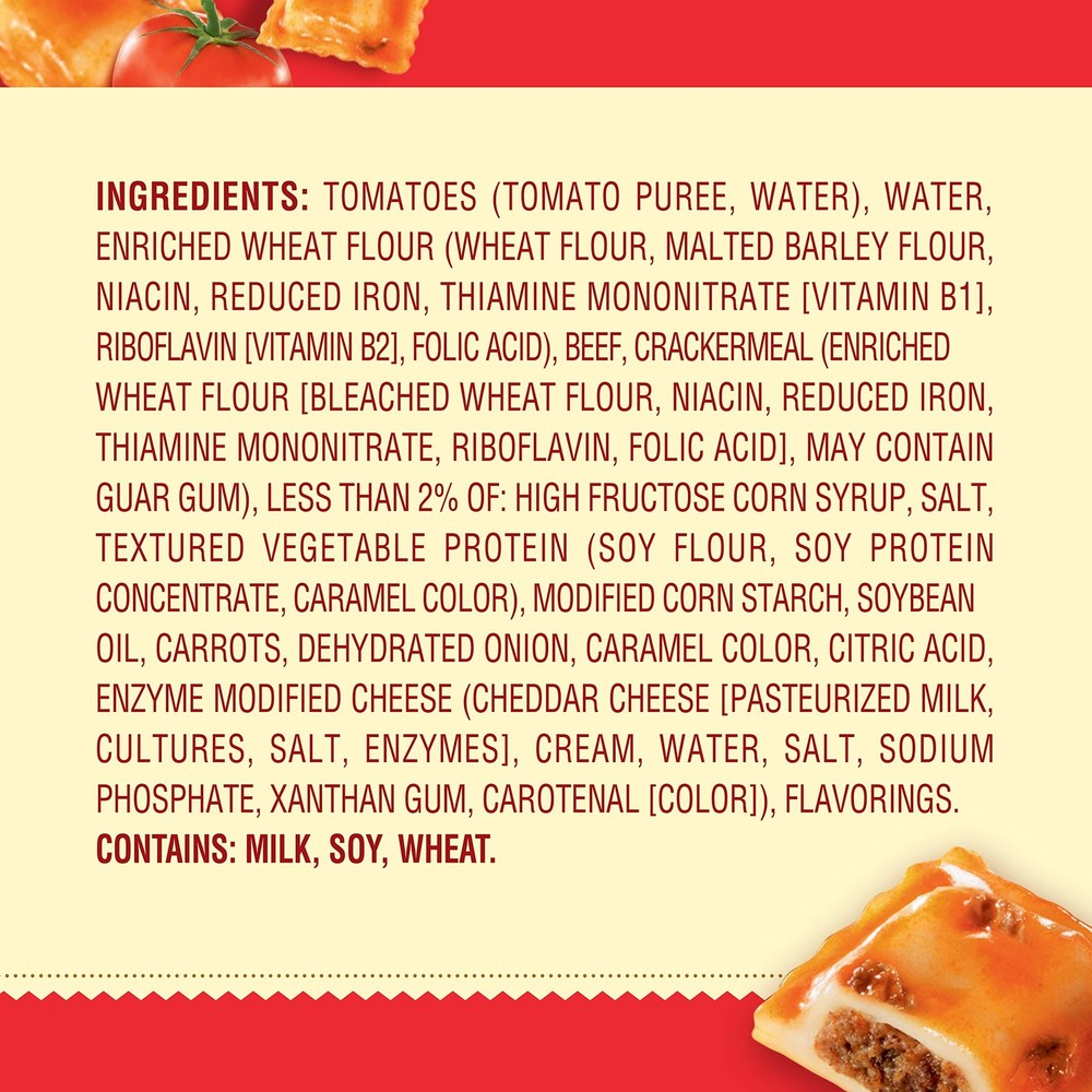 Chef Boyardee Beef Ravioli 15 oz 4 Pack