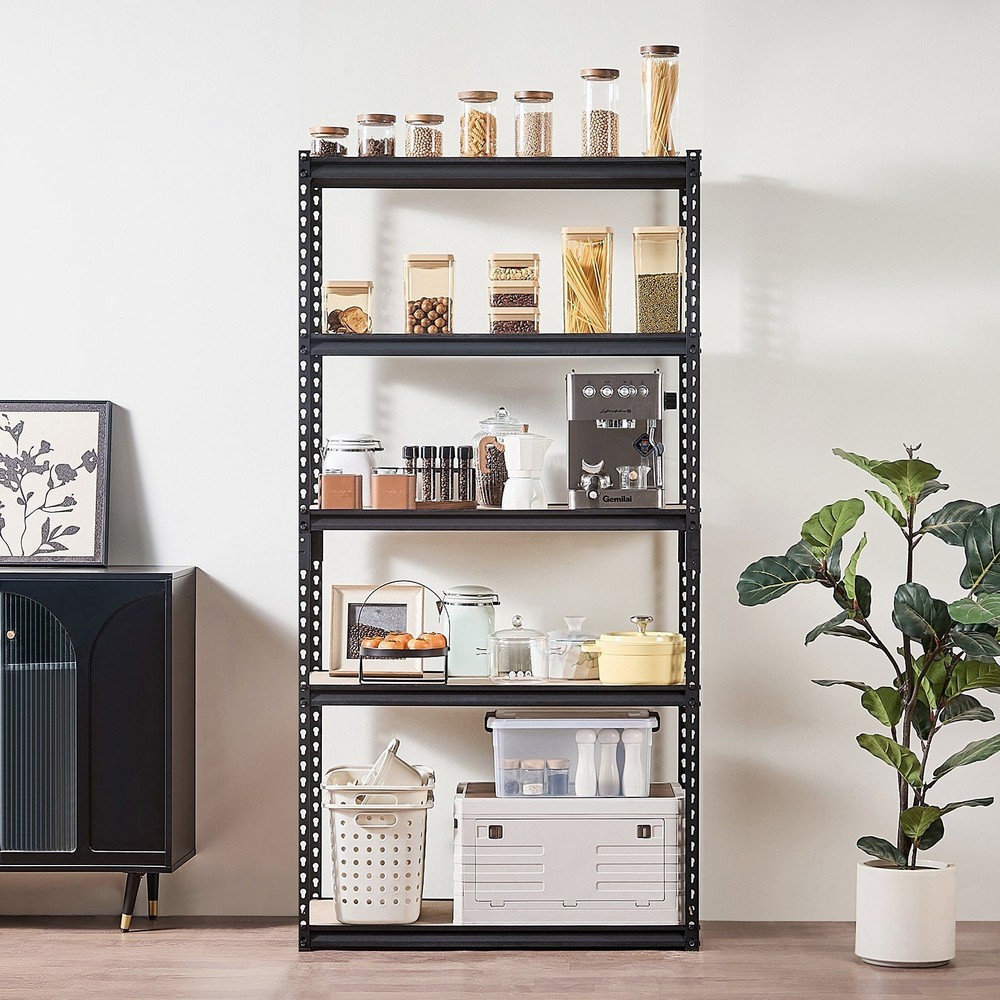 adjustable 5-tier 16x36x71.4 storage rack for flexible use