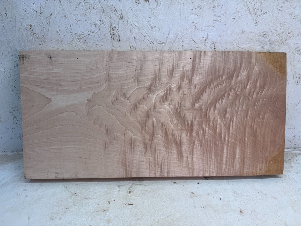 Figured Hard Maple Billet | Angel Step | FM 120
