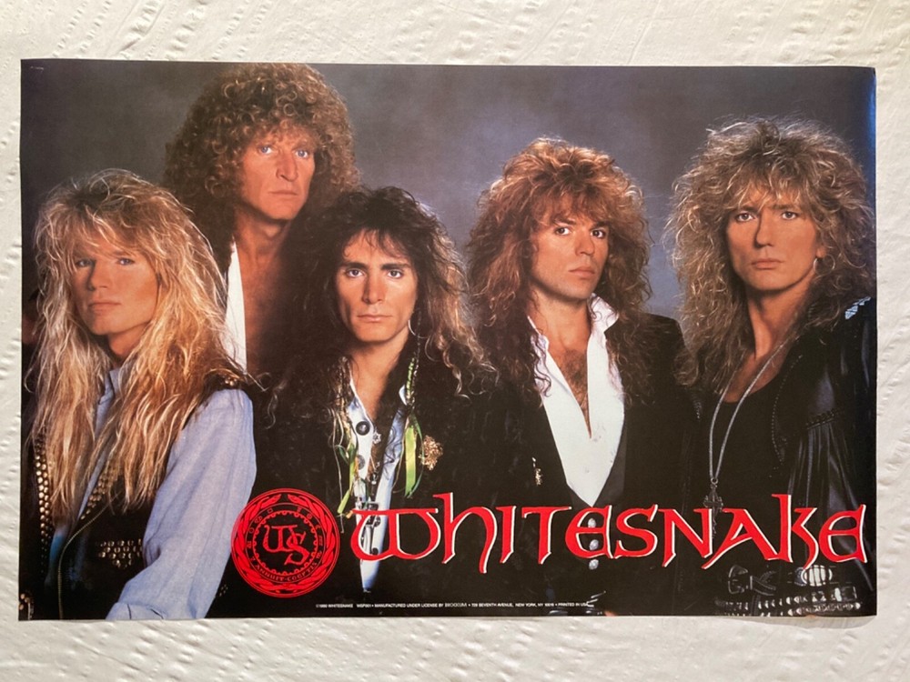 Whitesnake 1990 Poster Brockum David Coverdale