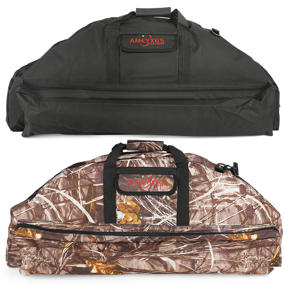 Compound Bow Bag 95-115cm Canvas Waterproof Sponge Interlayer Shooting Archery