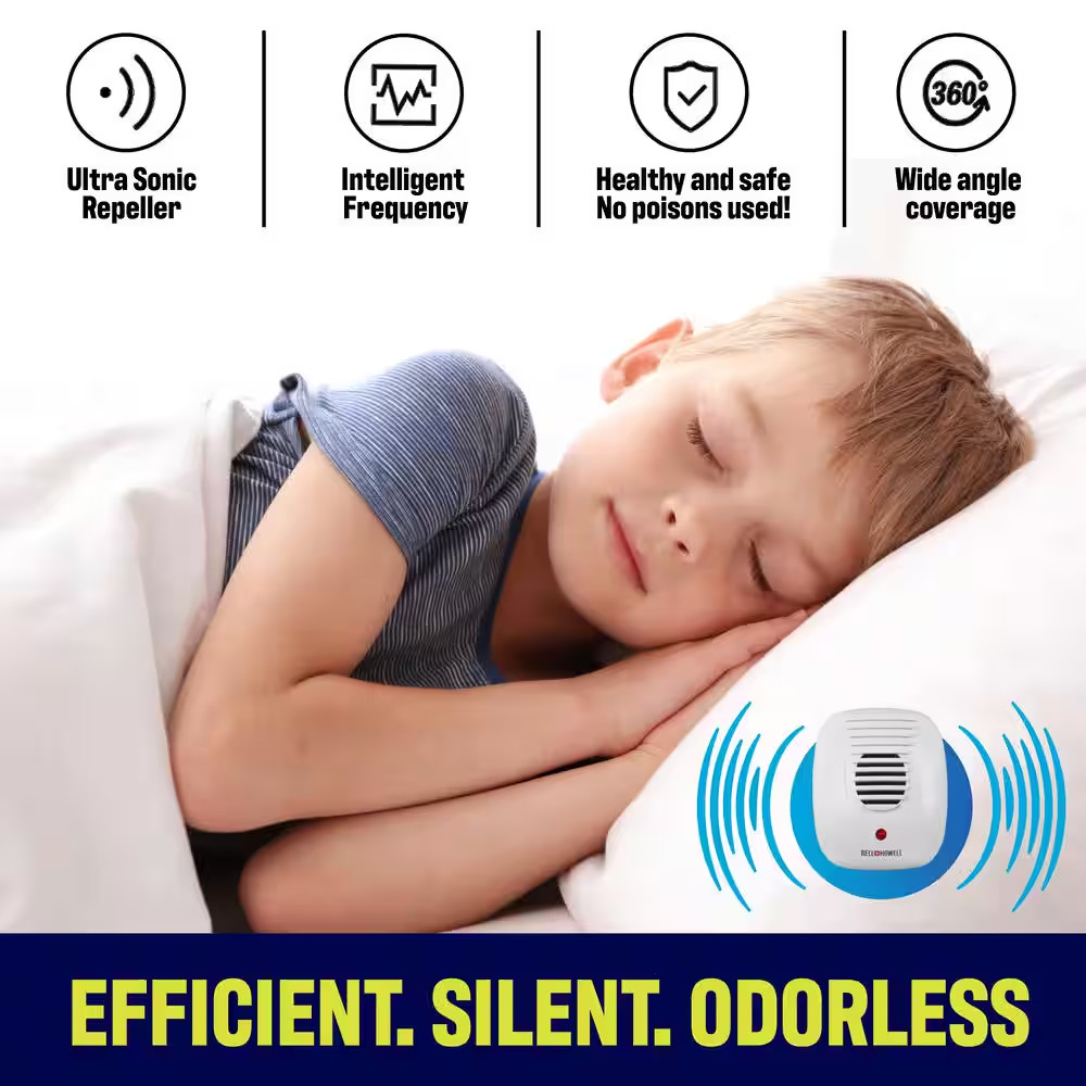 Classic Ultrasonic Electronic Indoor Pest Repeller (4-Pack)