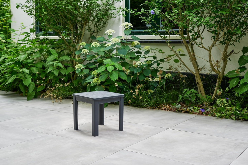 Outdoor Chaise Side Table - Graphite