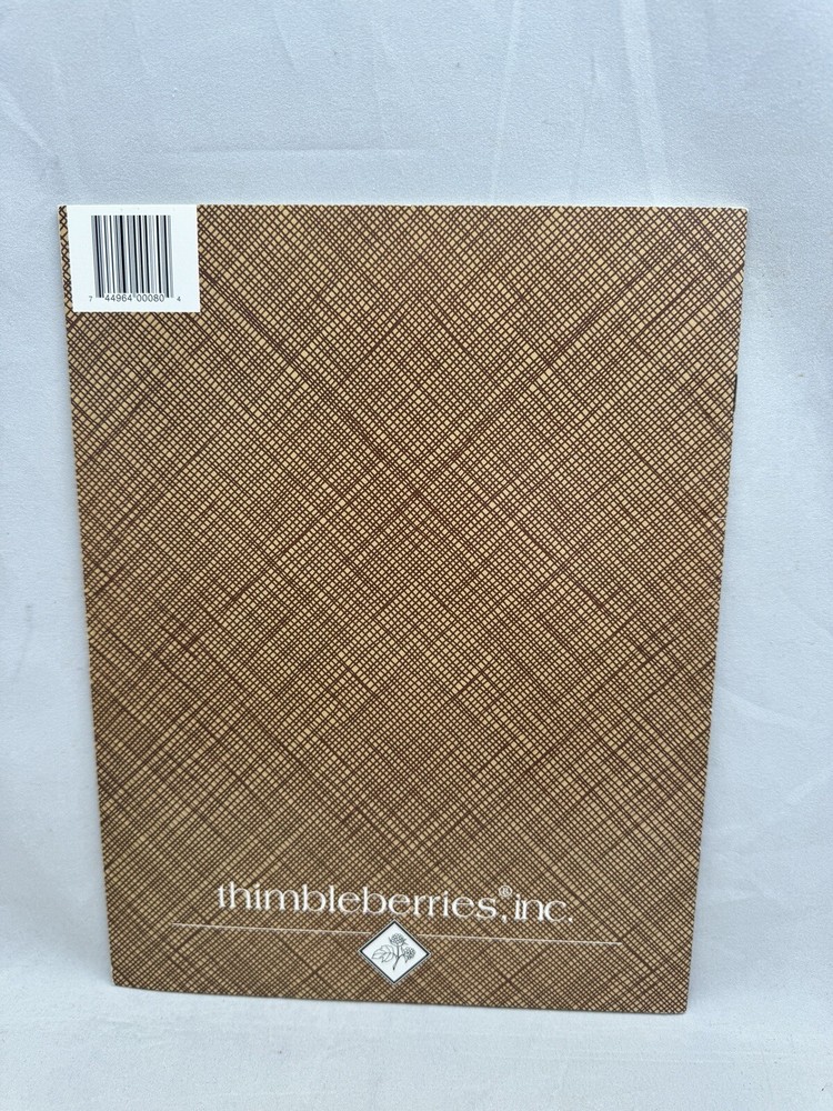 Winter Cottage Quilt Pattern 1997 Thimbleberries Wall Lynette Jensen Book BK080