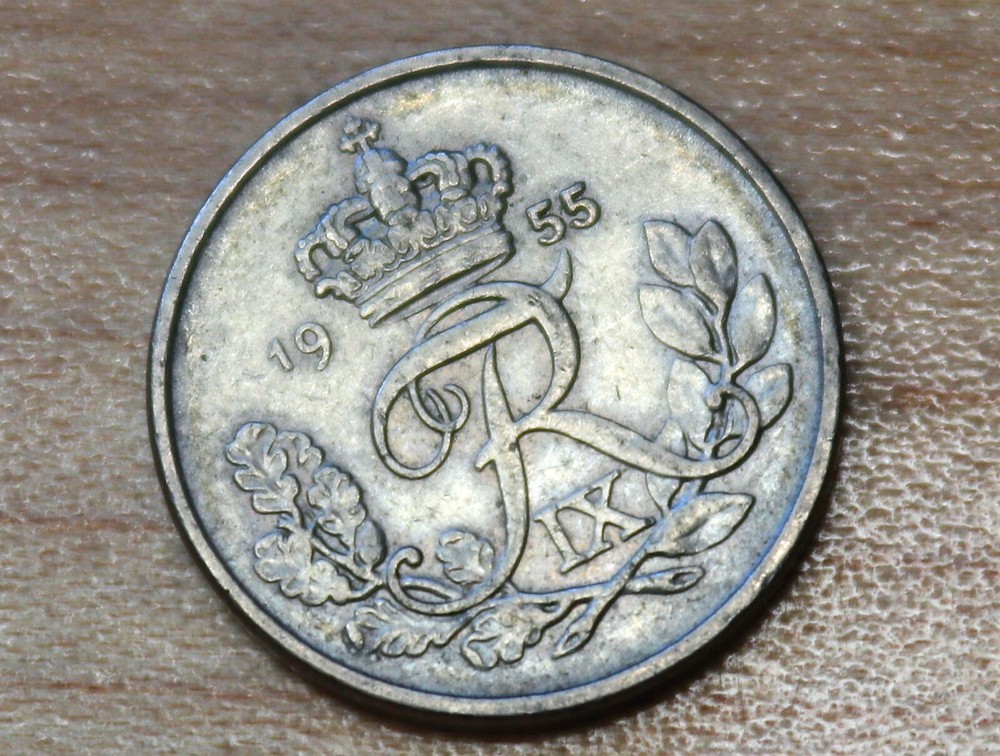 1955 Denmark 10 Ore