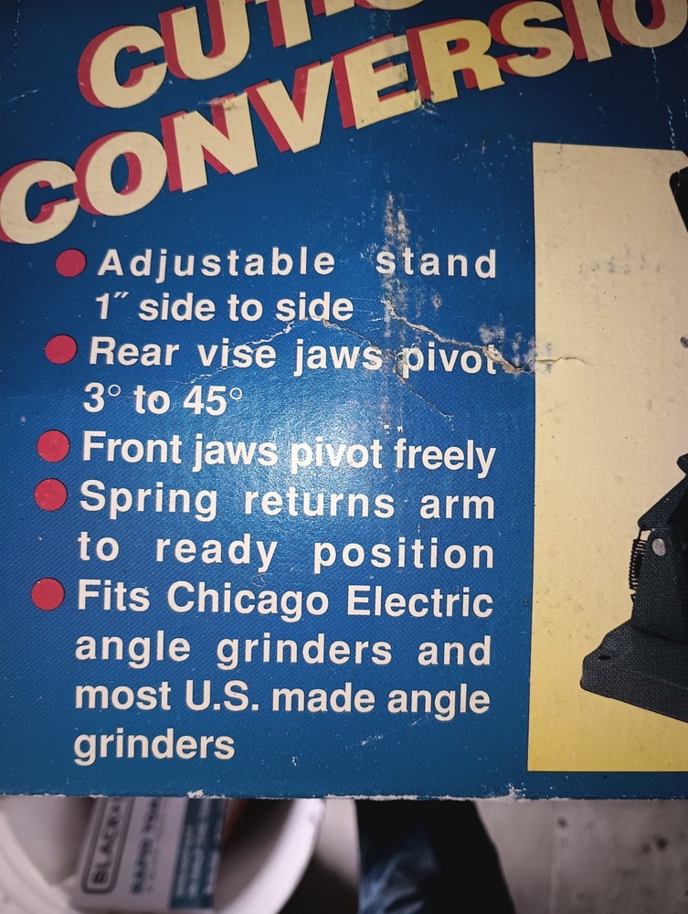 Cutting Stand For 4 Inch Angle Grinders, Cut Off Saw Conversion Kit