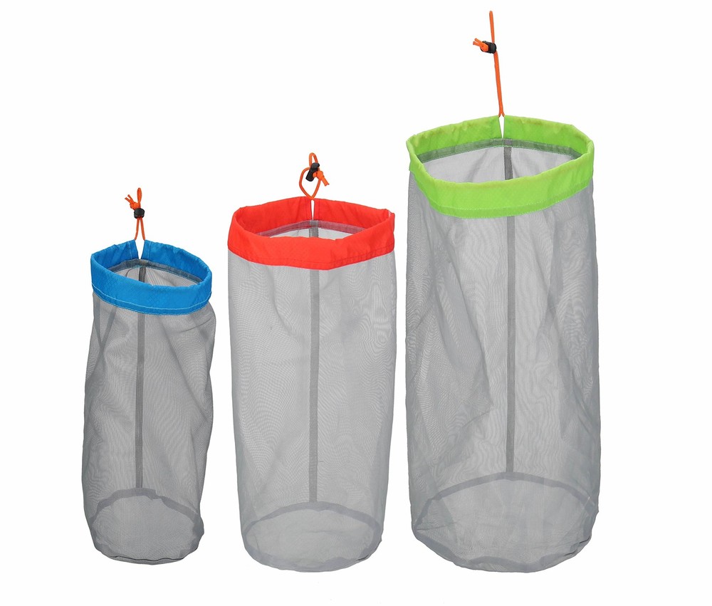 Lightweight See-through Mesh Stuff Sack Ditty Bags, Nylon Drawstring Storage ...