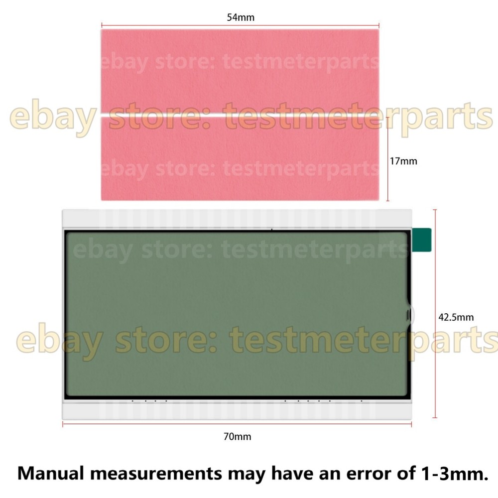 Display For Fluke 179 Handheld TRMS Digital Industrial Meter LCD Screen Part NEW