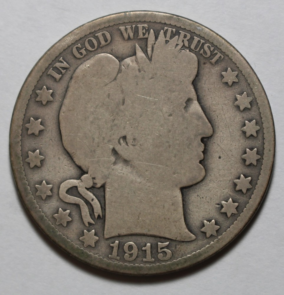 1915 Barber Half Dollar M634