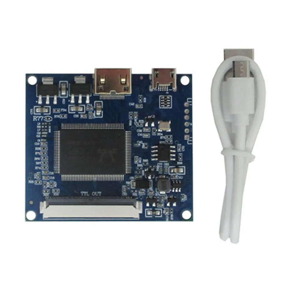 7 Inch LCD Screen + Driver Control Board HDMI-Compatible For Raspberry Pi PC