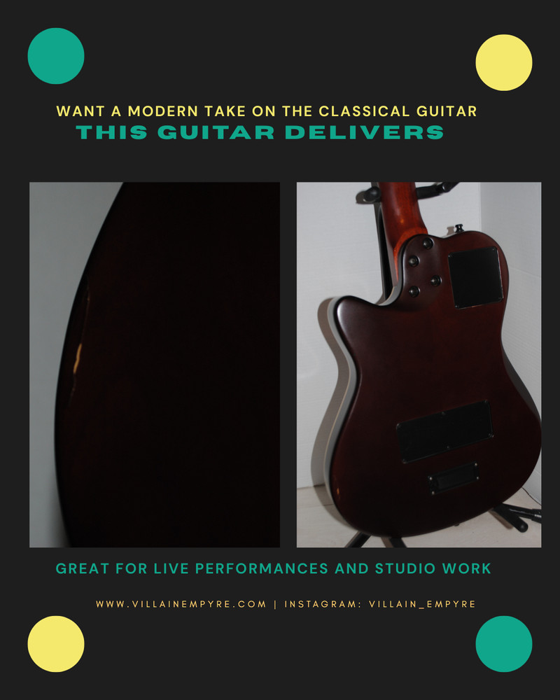 Godin Multiac Encore Natural – Made in Canada – Nylon String + Hardshell Case