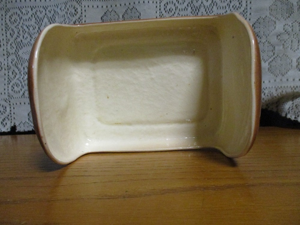 Vintage Ceramic Bread Holder Dish - Holds Sliced Bread