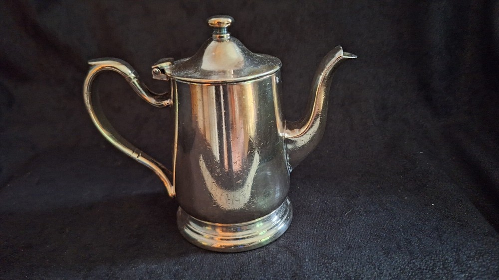 Vintage Victor S. Co. 55 0011508 81 Silver Plated Coffee Pot 5" Tall