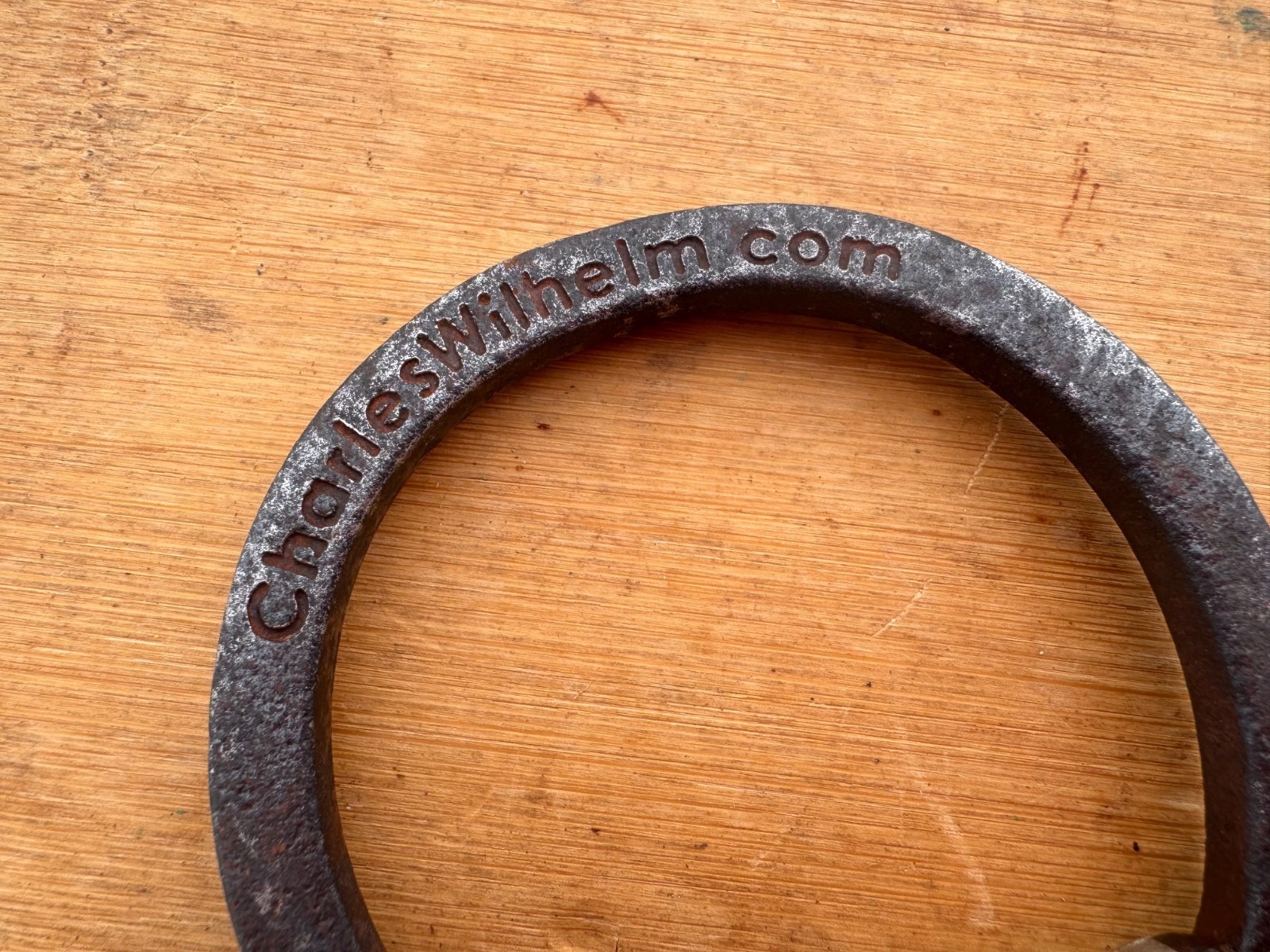 Vintage Handmade Silver Mounted & Beaded CHARLES WILHELM Western Snaffle Bit