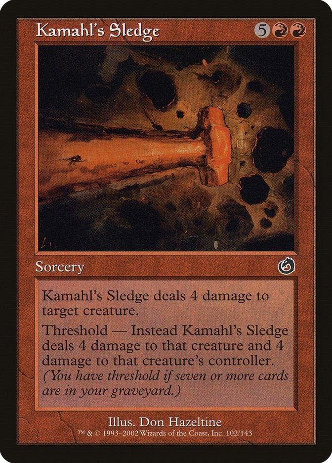 Kamahl's Sledge Torment 102 MTG MP
