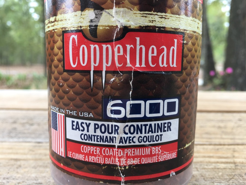 Crosman Copperhead BB's - 6000 count, opened