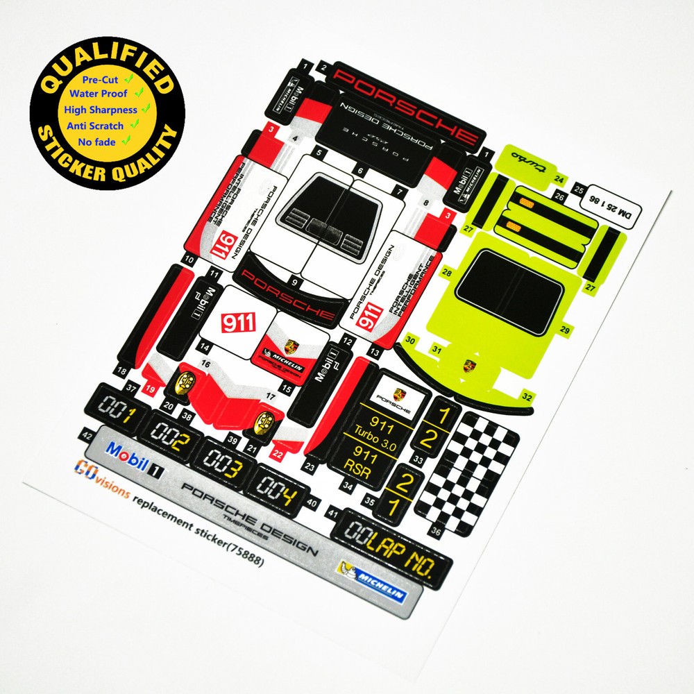 Replacement sticker for set 75888 Precut sticker