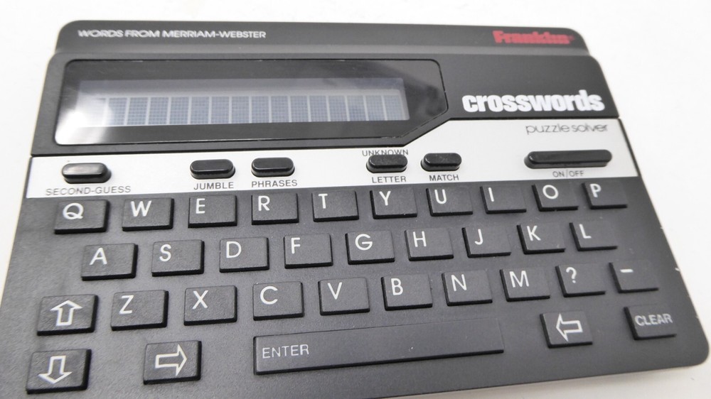 Franklin Crosswords Puzzle Solver Model CW-50 Tested/Works